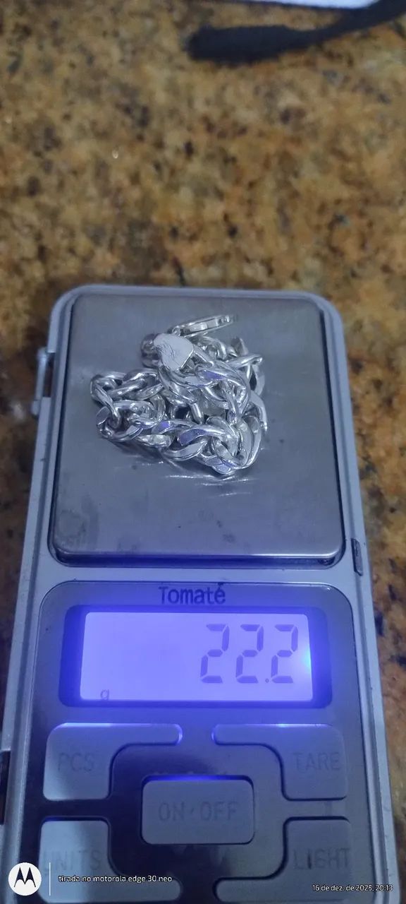 Pulseira de prata 950 - Foto 2