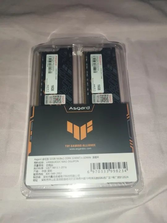 Memória Ram Asgard x Tuf 32GB 3200Mhz 2x16GB DDR4 - Foto 4