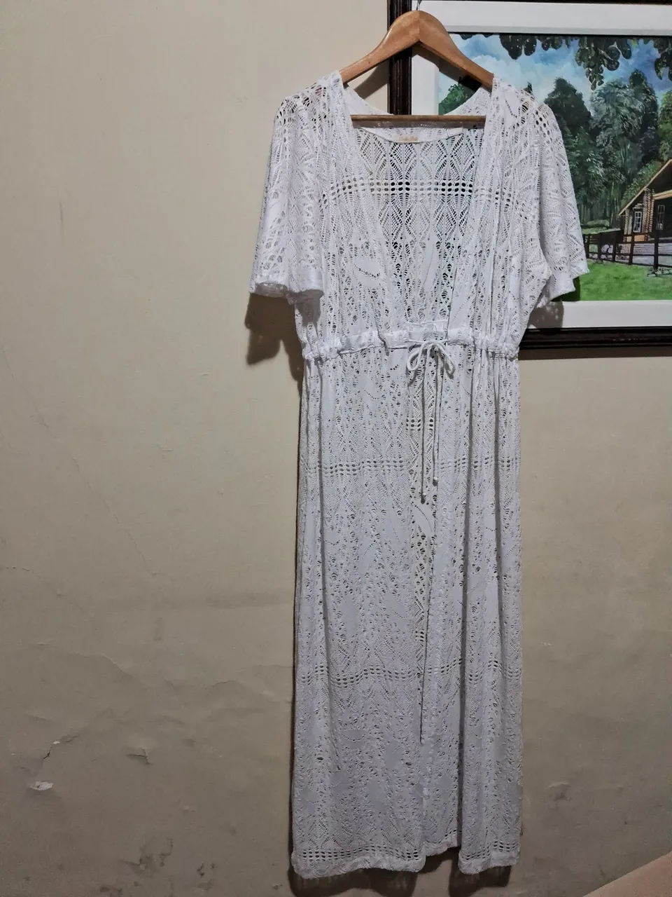 Saída de Praia Branca Elegante