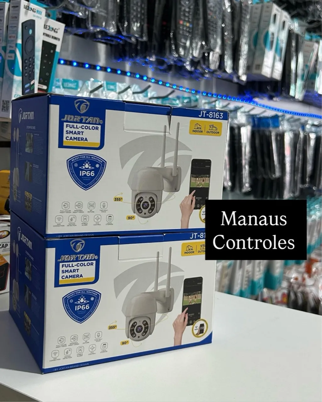 Câmera Smart Full Color Jortan JT-8163 - Segurança Total!