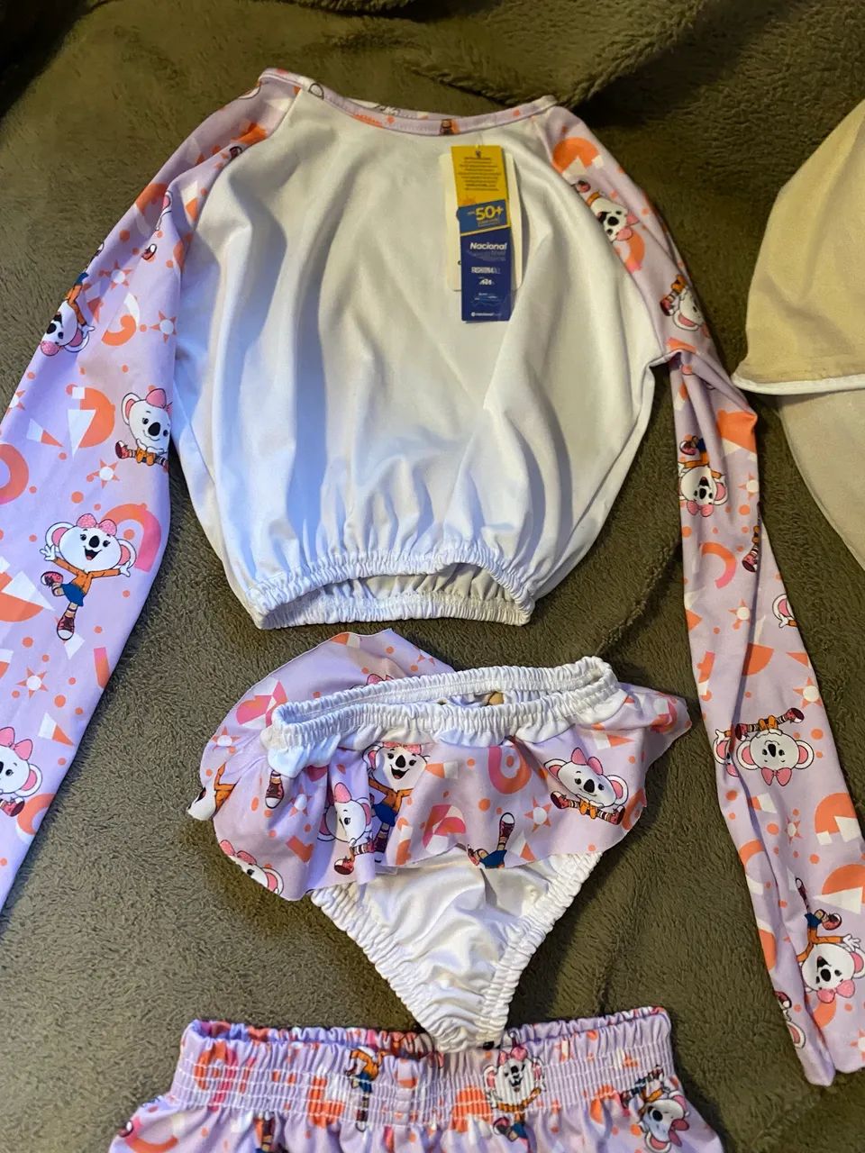 Bíquini infantil Novo- com short  - Foto 2