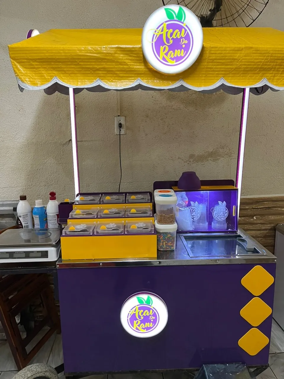 Carrinho de açaí