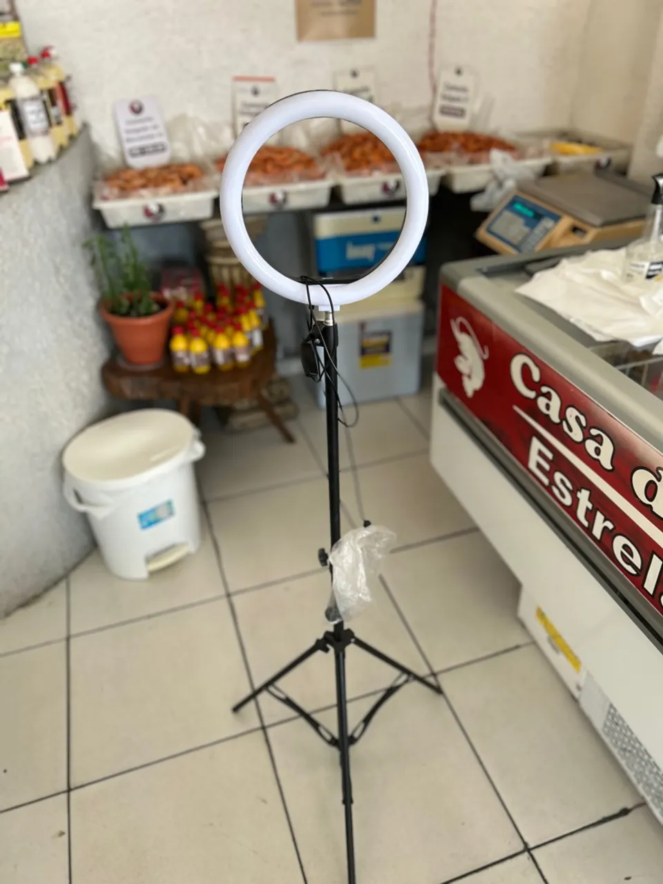 Ring Light para Iluminação - Perfeito para Vídeos e Fotos