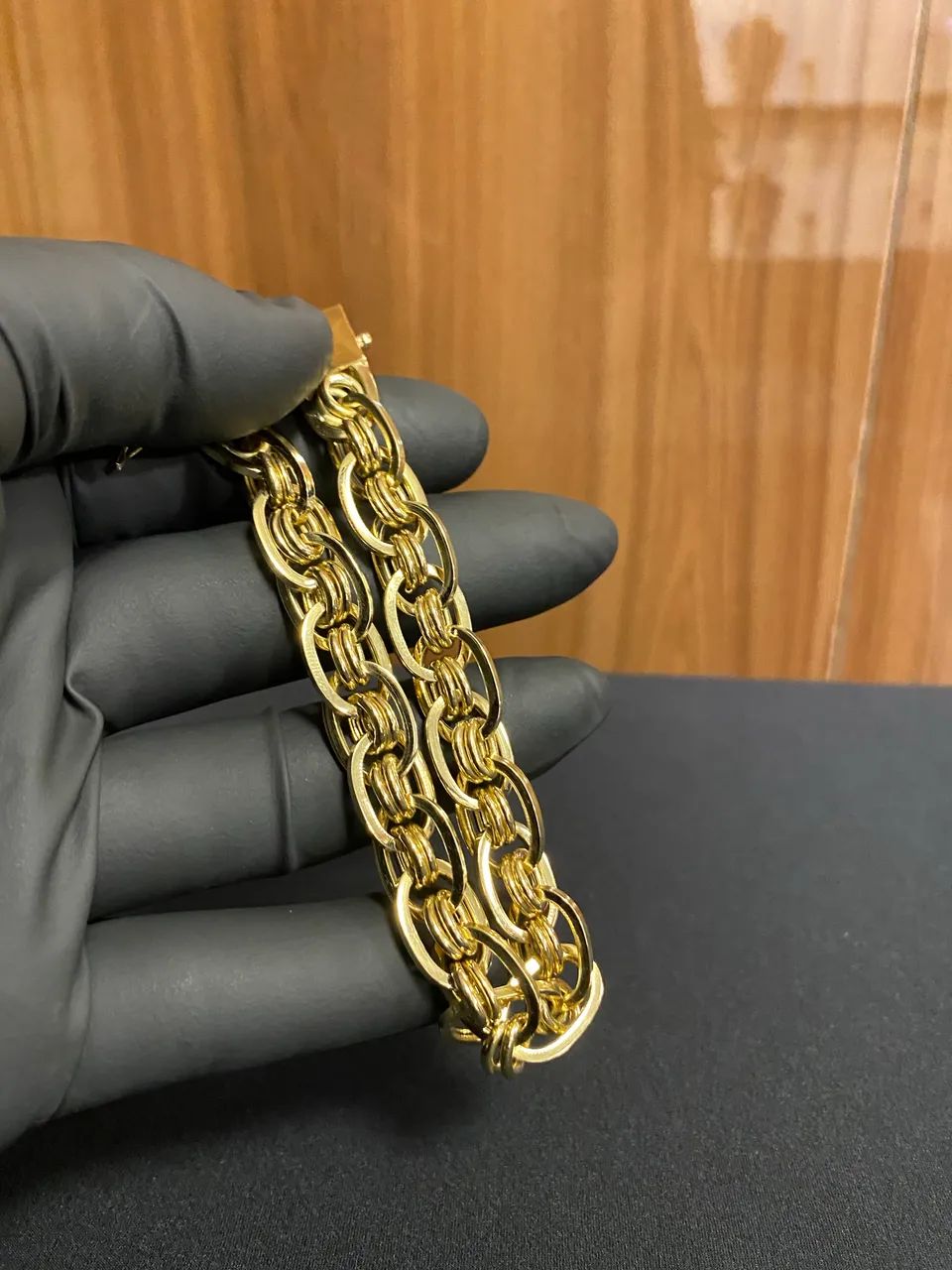 Pulseira Imperador em Ouro 18K 22 gramas - LIQUIDANDO - Foto 2