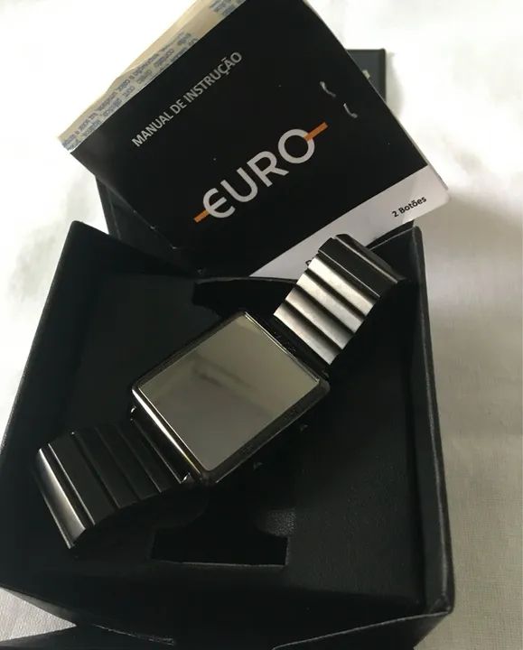 Relógio Digital Pulseira Preta - Foto 3