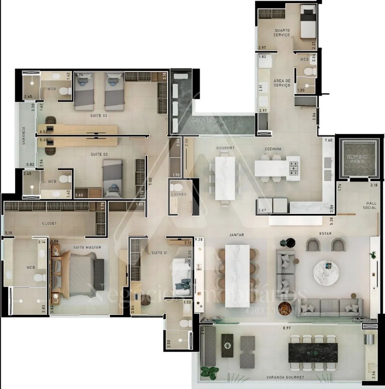 Apartamentos a venda no Mansões Mirante 2