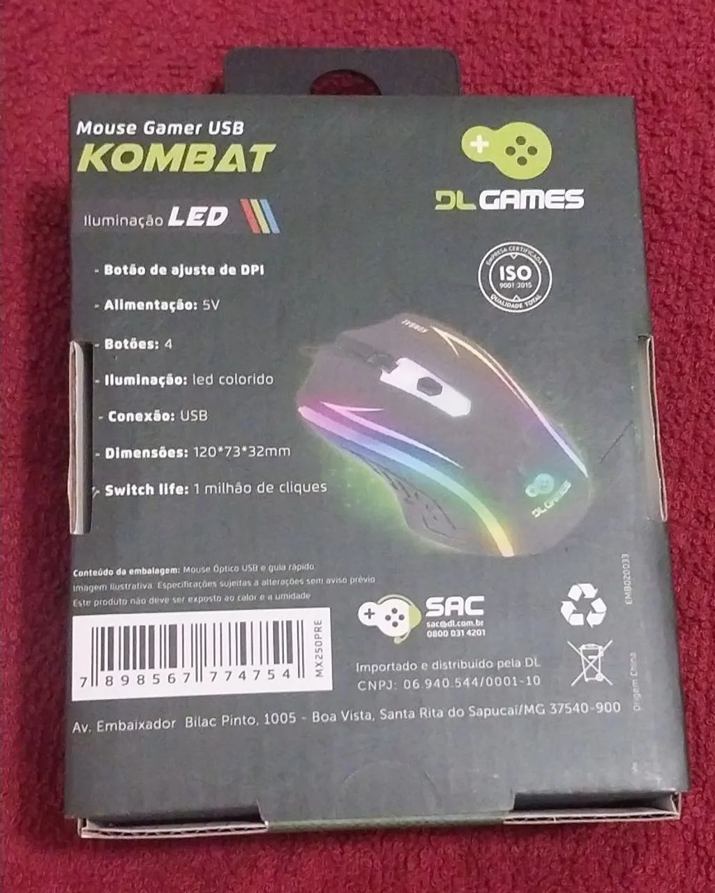 Mouse Gamer com LED - Foto 2