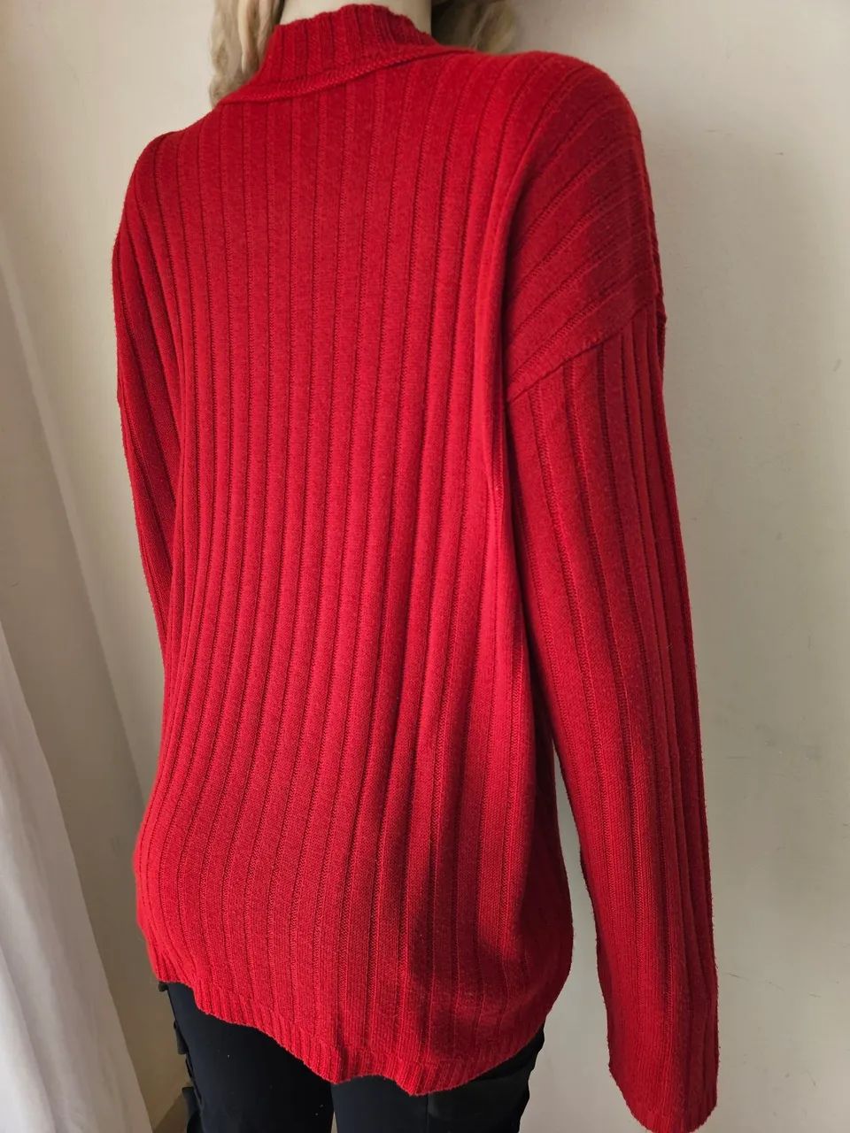 Blusa Tricot vermelha Katheus - Foto 5