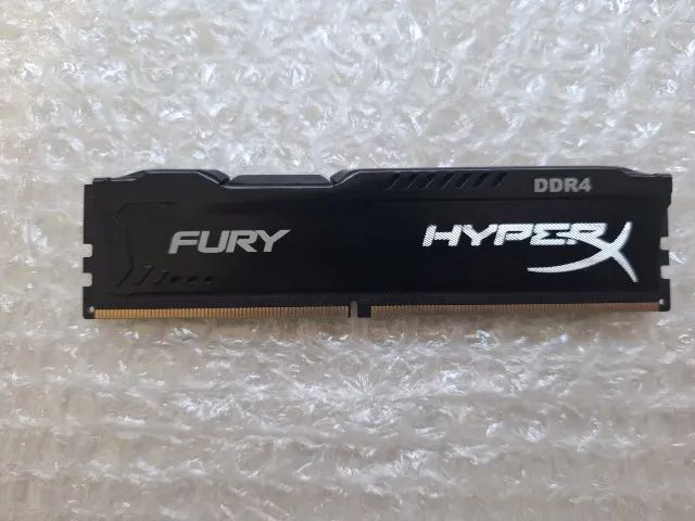 Memoria Kingston HyperX Fury 8GB (1x8) DDR4 2400MHz Preta, HX424C15FB/8 - Foto 2