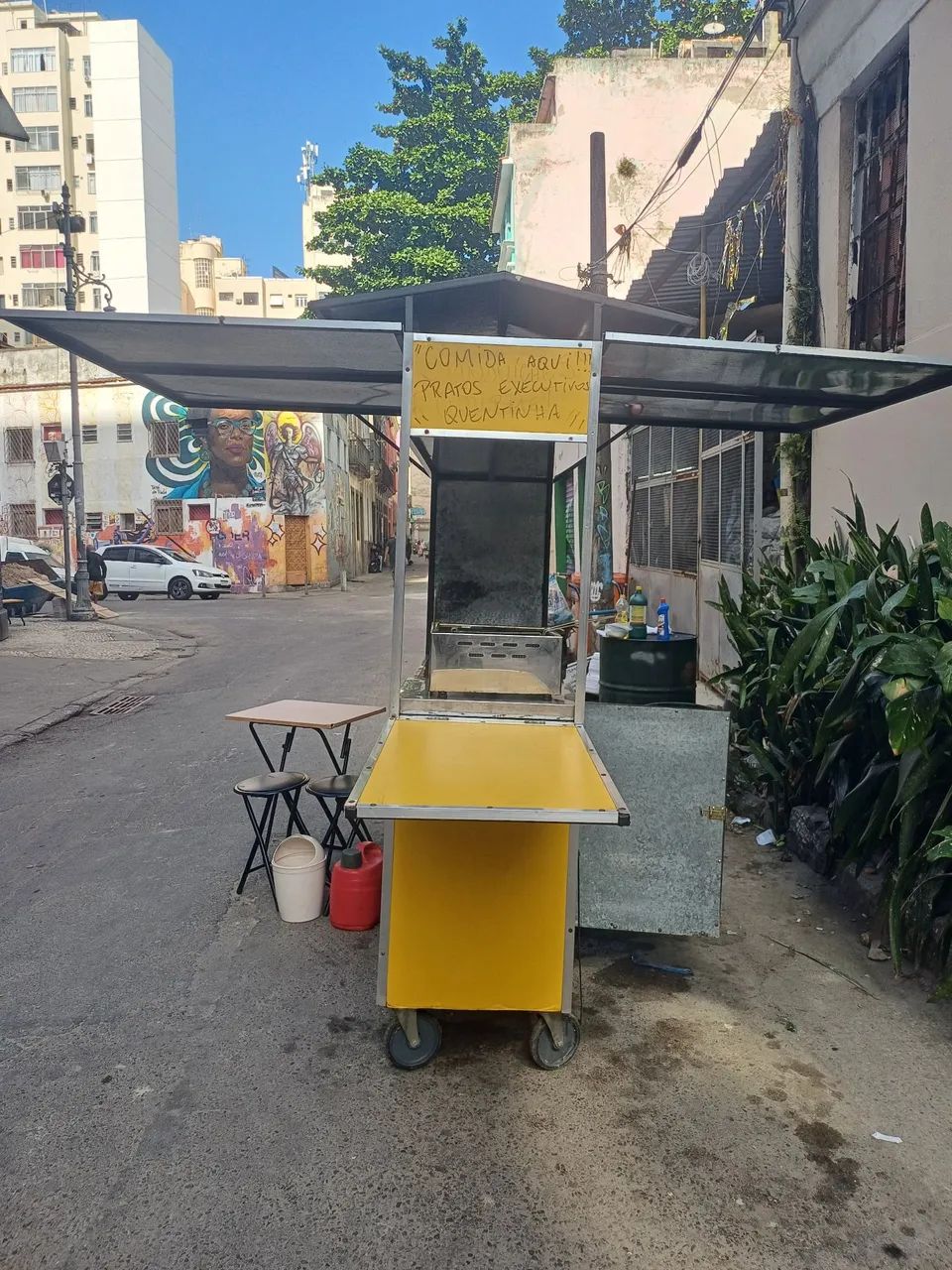 CARRINHO PARA LANCHES E/OU REFEIÇÕES - SEMI-NOVO EM EXCELENTE ESTADO! É COMPRAR E USAR!!! - Foto 6