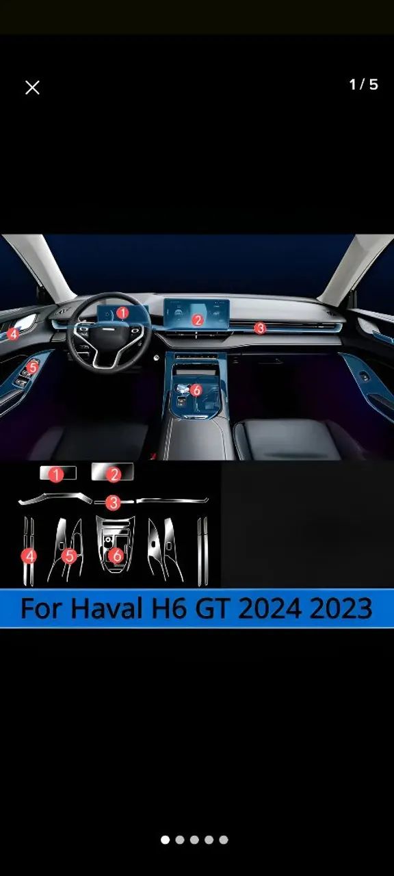 Kit de película de proteção interna Haval H6 ppf