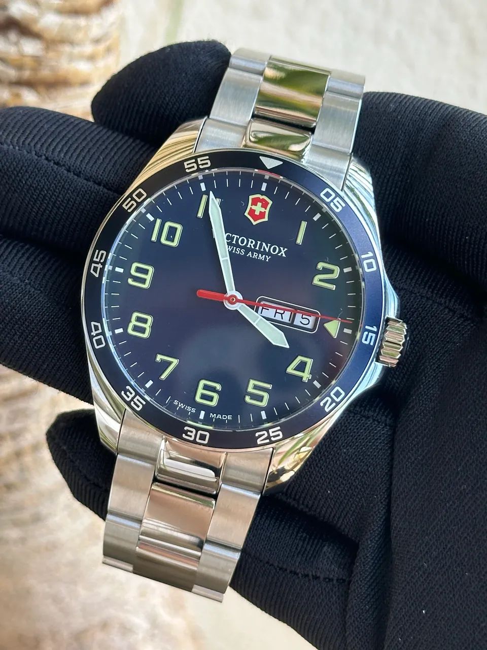 Relógio Victorinox Fieldforce azul 