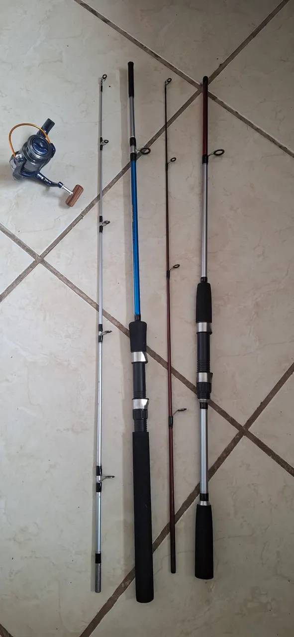 Equipamento de pesca completo 