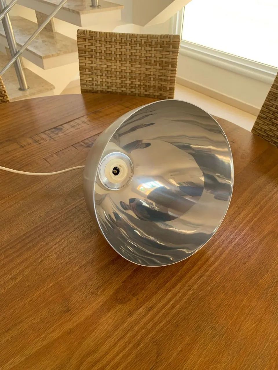 Luminária Pendente em Aço Inox - Foto 2