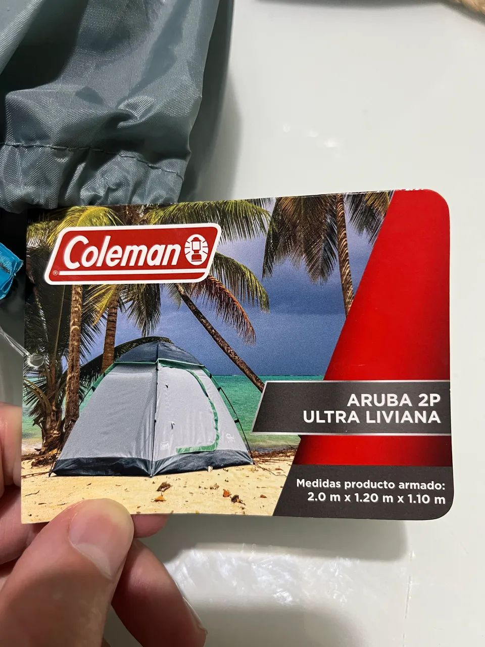 ? Barraca Coleman Aruba 2 Pessoas - ULTRA LIVIANA | NOVA ? - Foto 4