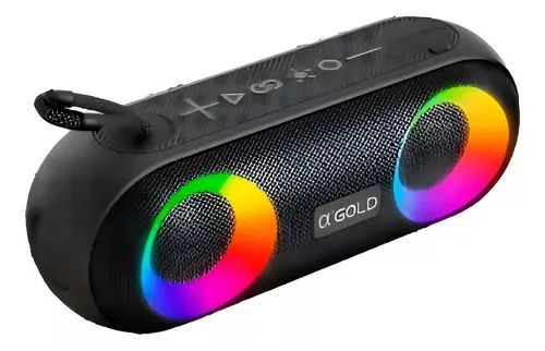 Caixa de Som Bluetooth com LED RGB