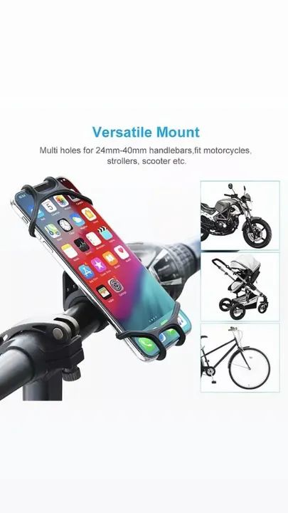Suporte para Celular para Guidão de Bicicleta - Foto 4