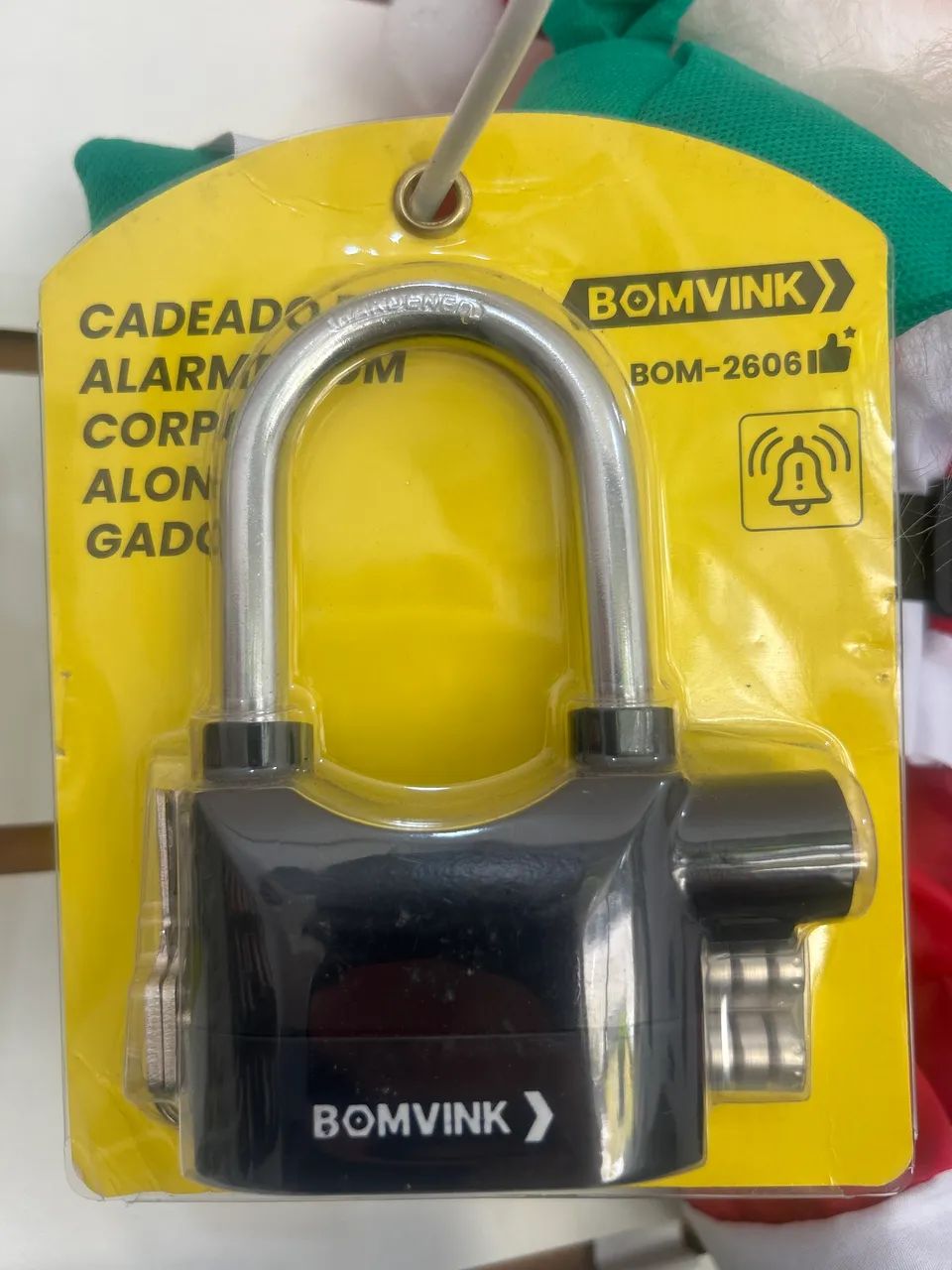 Cadeado com alarme
