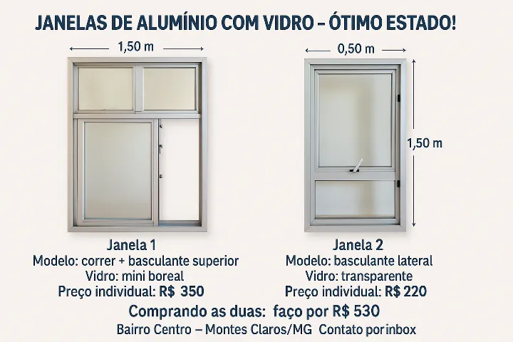 Janelas de alumínio
