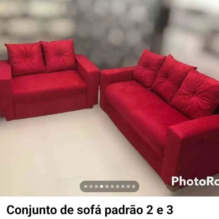 Conjunto de Sofá Padrão 2 e 3 Lugares.