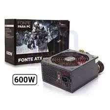 Fonte De Alimentação Para Pc 600w computador gamer