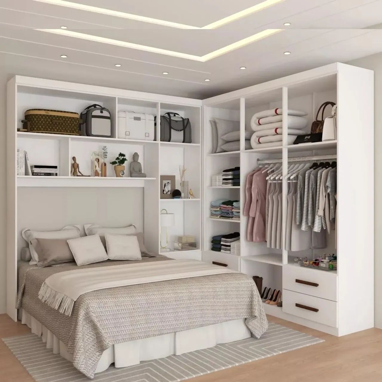 Guarda Roupa Modulado Hércules 6P - Entrega Rápida  - Foto 2
