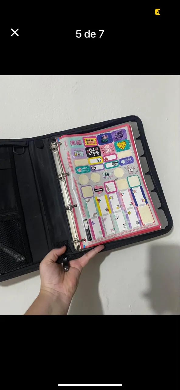 Fichário super novo nunca usado - marca boa  - Foto 4