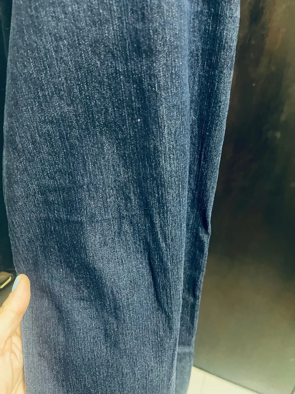 Calça Jeans Azul Escuro Masculina