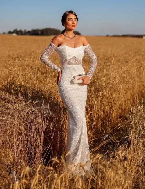  Vestido Longo Tule Bordado Manuela Off White COR: OFF WHITE TAMANHO: M - Foto 2