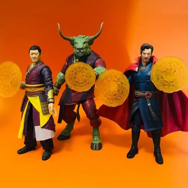 Marvel Legends Dr Strange, Wong & Rintrah BAF - Avengers Vingadores