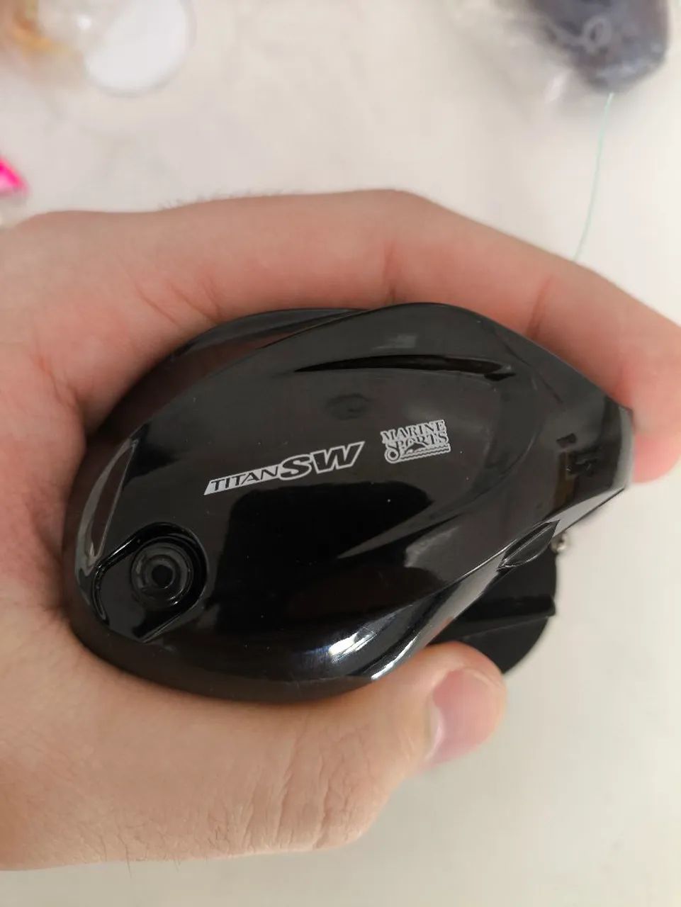 Kit Pesca - carretilha, linha e iscas - Foto 4