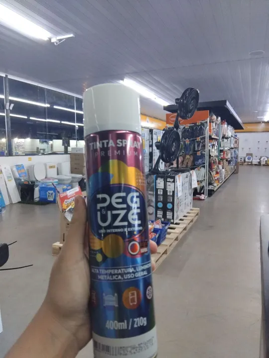 Tinta Spray Branca Premium Peg & Uze 400ml