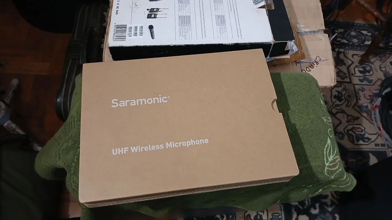 Lapela Saramonic UWMIC9 duplo aceito proposta - Foto 4