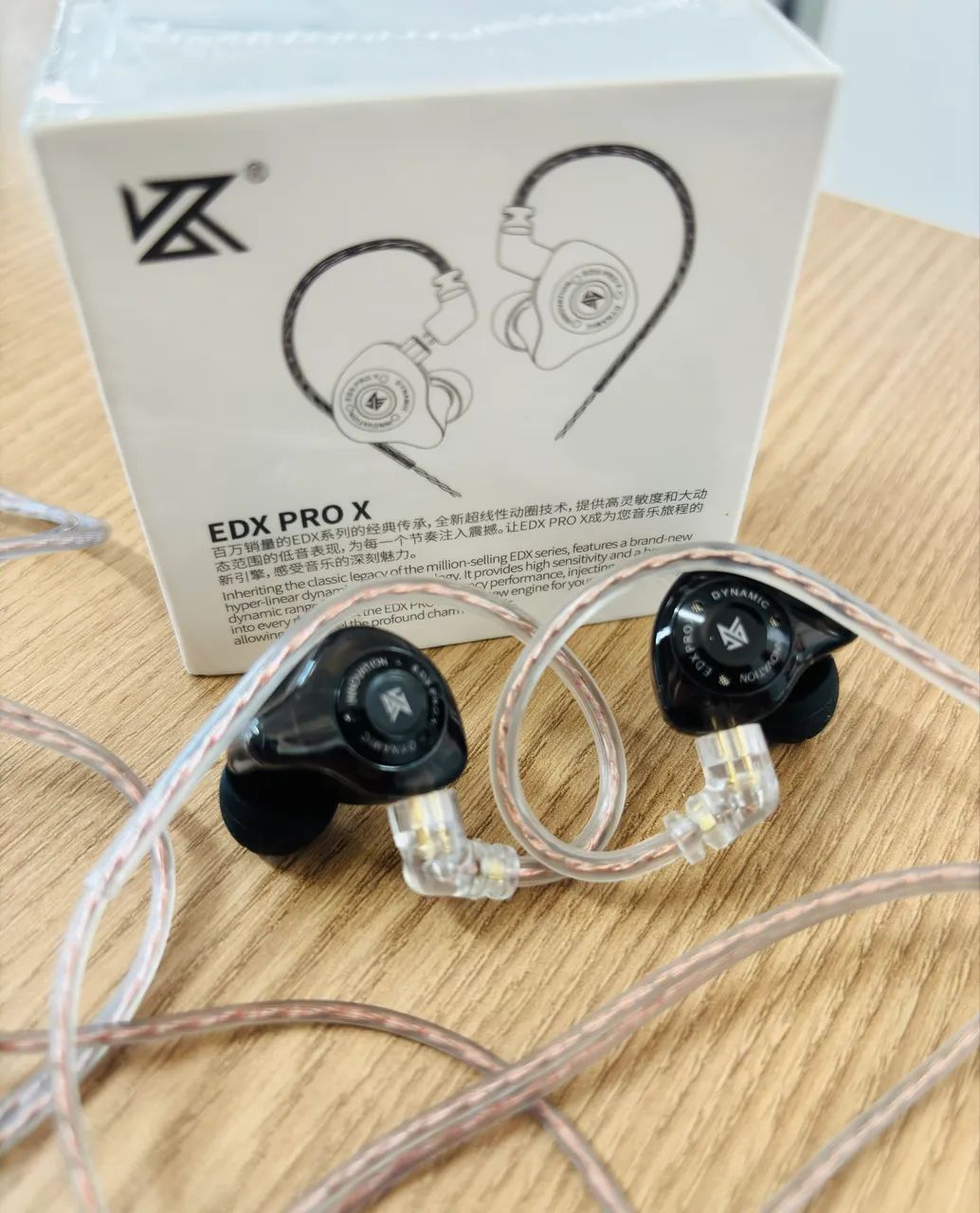 Fone Kz Edx Pro X sem microfone - Novo. - Foto 2