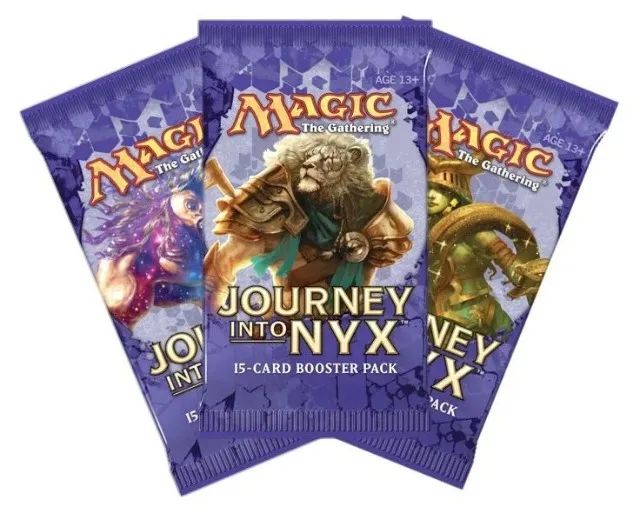 mtg journey into nyx booster box - Magic the Gathering Pack but flying and double strike make it well Magic the Gathering Journey Into