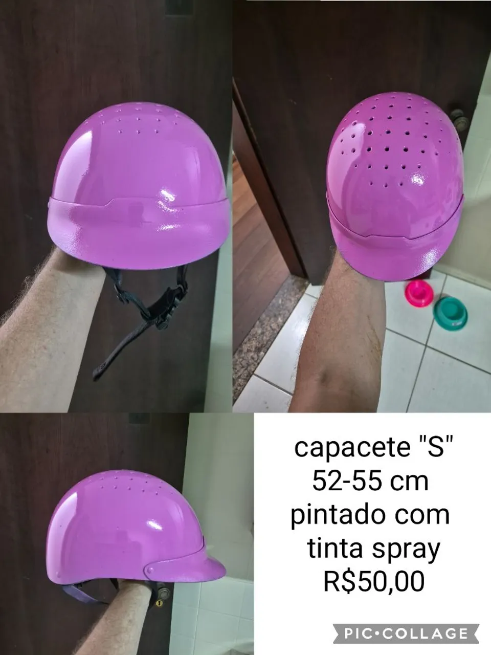 Capacete de Equitação  - Tamanho S e M