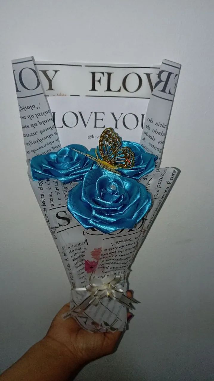 Buquê de rosas eternas tamanho PP - Foto 4