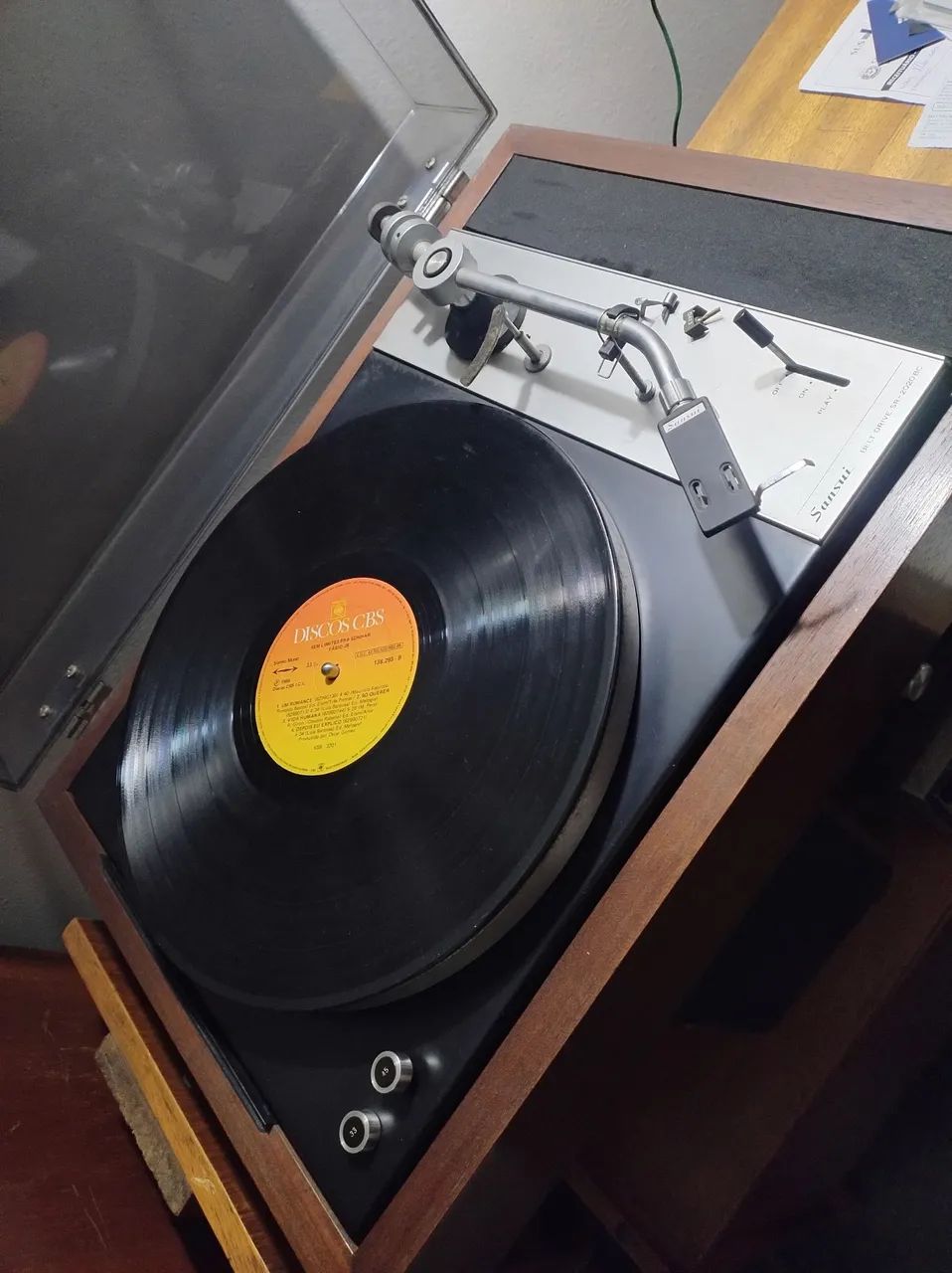 Toca-discos Sansui SR-2020 BC Aparelhos de Som Parque Brasil