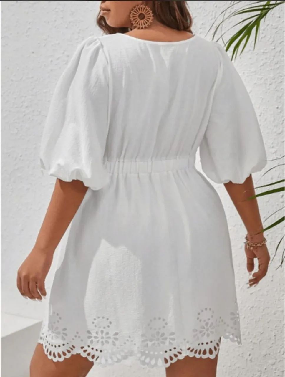 Vestido elegante branco - Foto 3