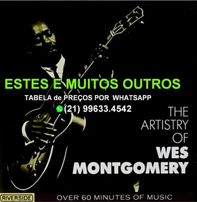 4 Cds Wes Montgomery -mais de 800 cds disponíveis