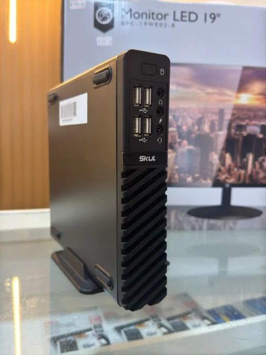 Mini Pc Completo Celeron | 4GB | 120GB SSD + Monitor 19 Polegadas + Kit Teclado e Mouse - Foto 2