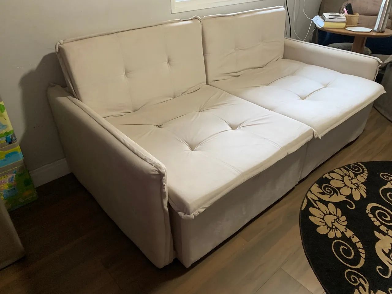 Sofá Cama 3 Lugares compacto com almofadas soltas - Foto 2