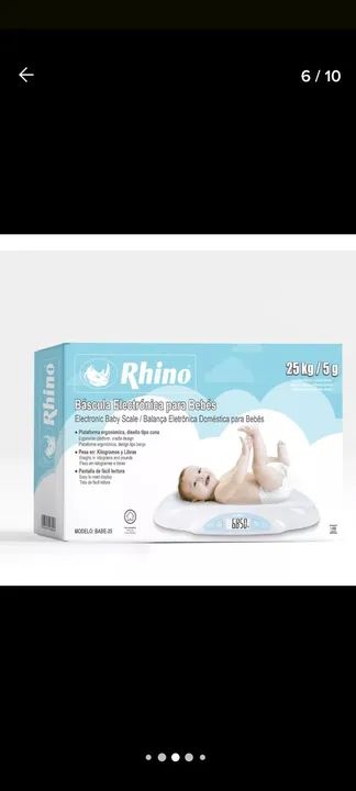 Balanca digital para bebe rhino 