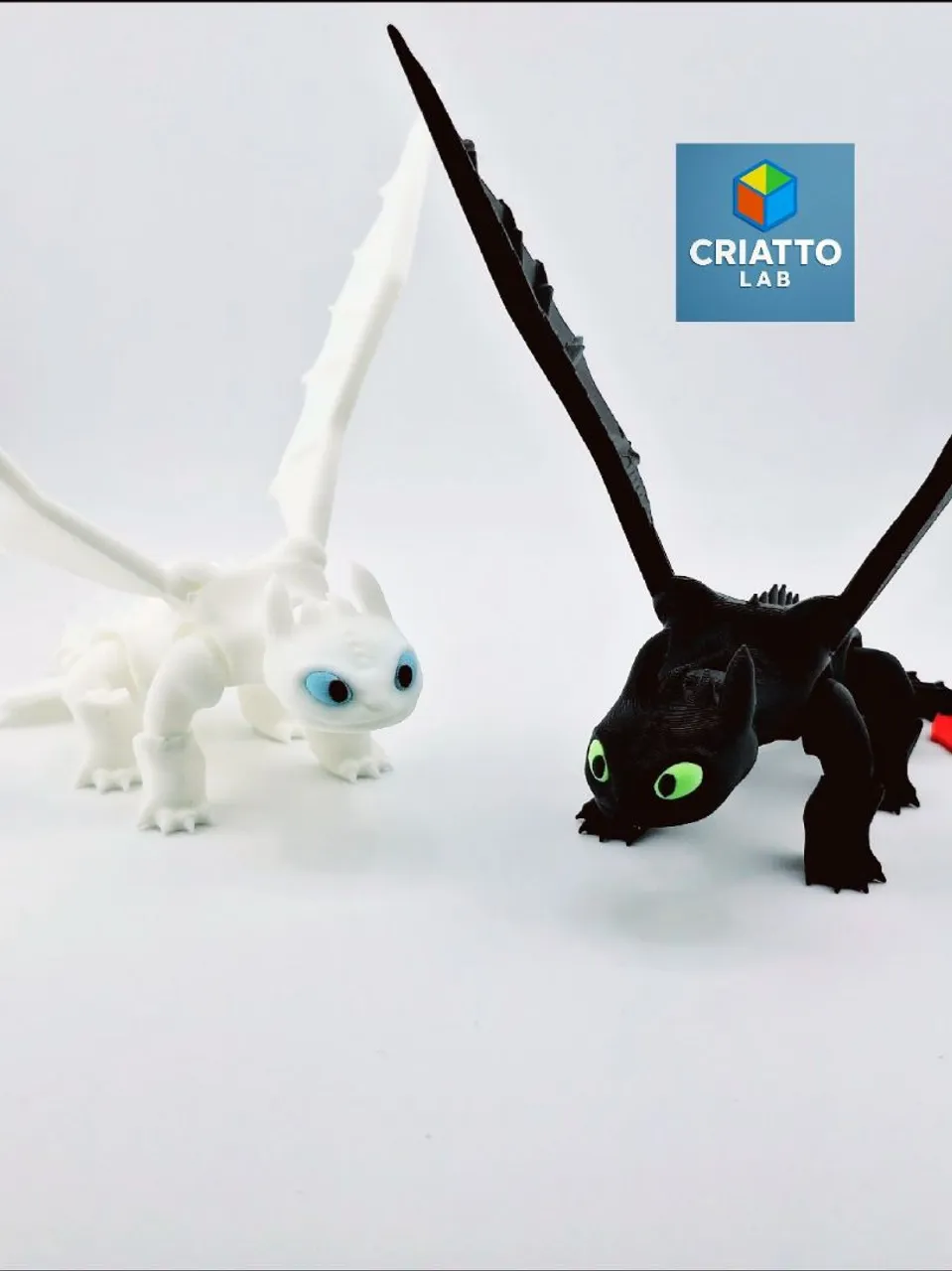 Action Figures: Banguela e Fúria da Luz - Como Treinar Seu Dragão