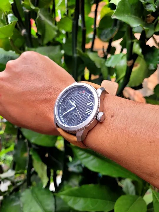 Relógio Masculino de luxo parcelamos em 12x no cartão a pronta entrega  - Foto 2