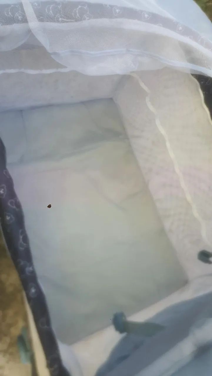 Berço Camping/ Portátil com Mosquiteiro, trocador e suporte. - Foto 5