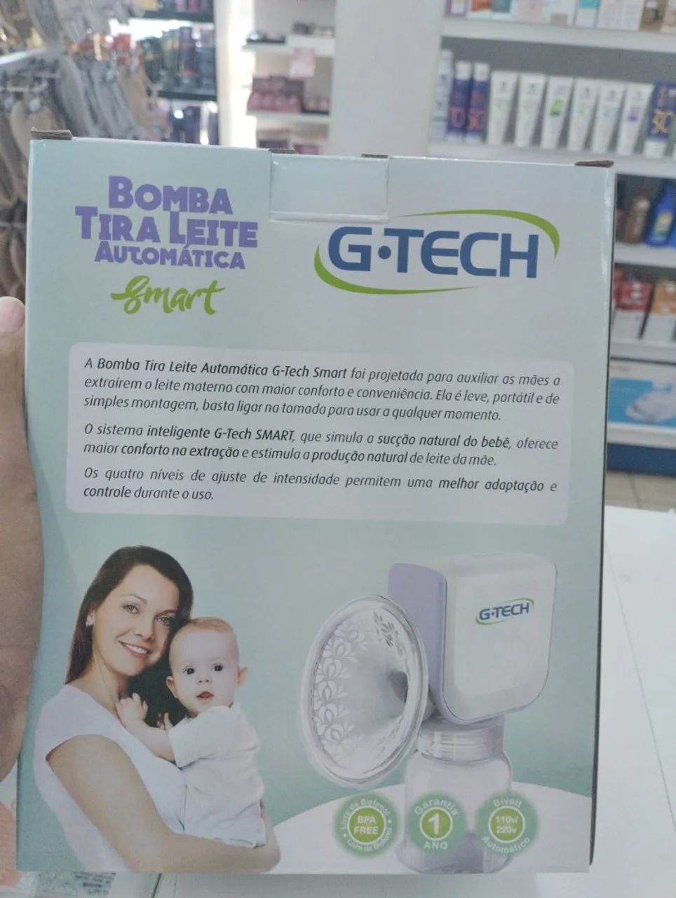 Bomba Tira Leite Automática G-Tech Smart - Foto 2