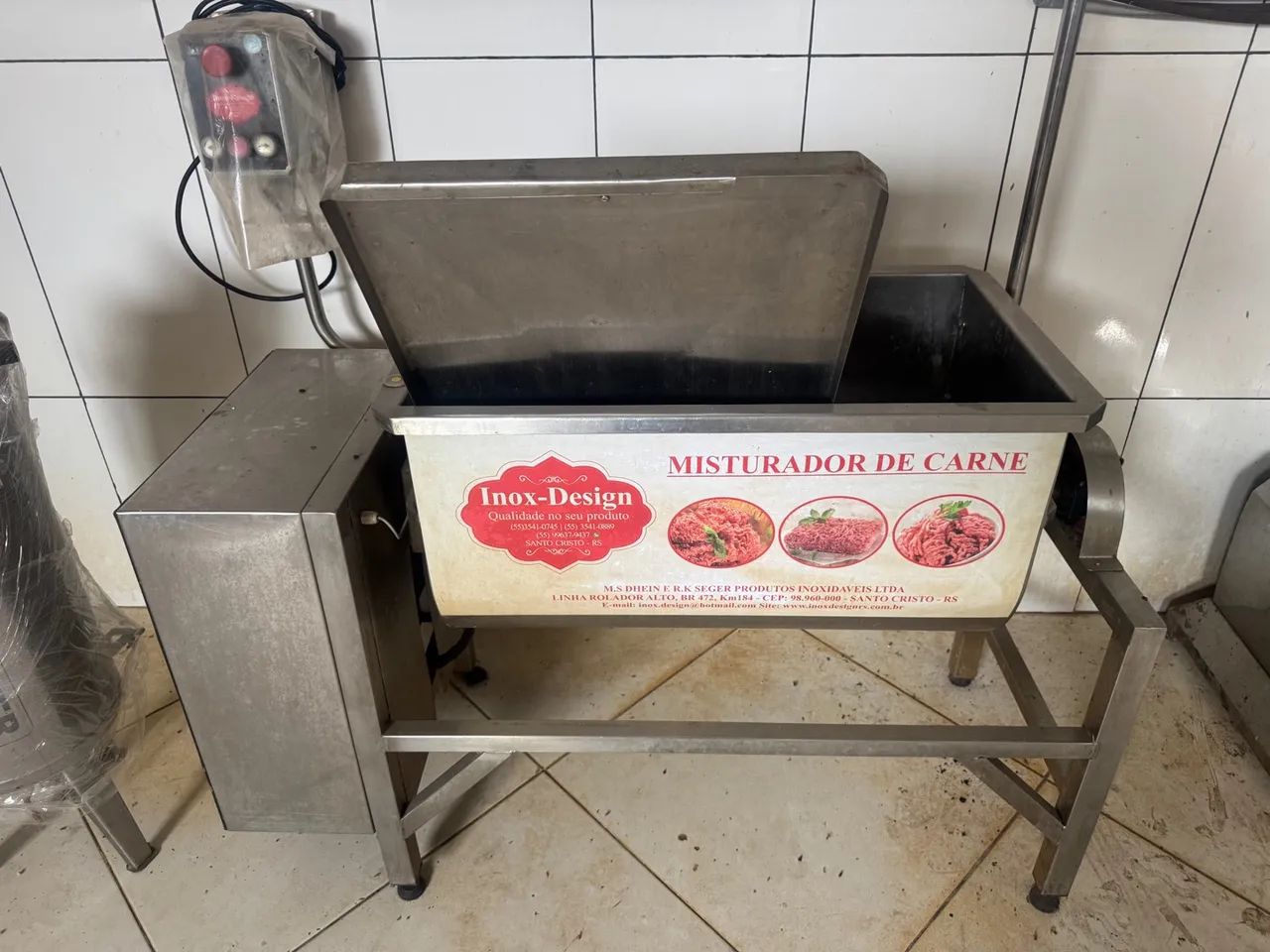 Misturador de Carne Industrial Inox-Design