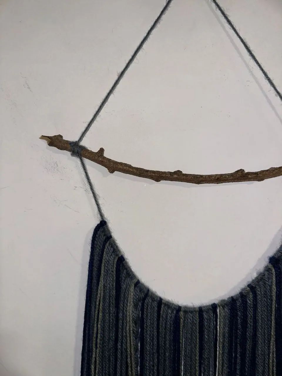 Decoração de parede artesanal em macramé - Foto 3