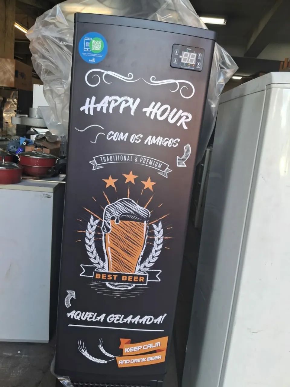 Cervejeira Imbera CCV 144, 220 litros, 110V, nova, modelo Happy Hour - Foto 3